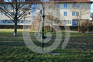 Old water column in the recreation area of Ã¢â¬â¹Ã¢â¬â¹Berliners. Berlin, Germany photo